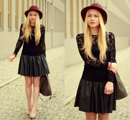 Raro abito combinato zara nero - raro,