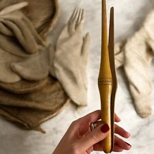 Antica Pinza Per Guanti Guanteria Fiorentina Utensili Antichi Brocante Legno 900