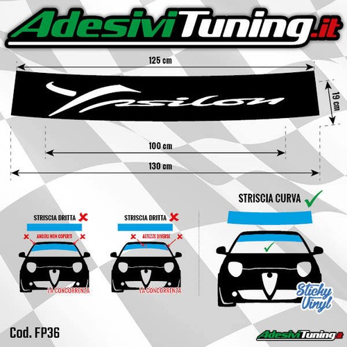 Fascia parasole lancia ypsilon - lancia,