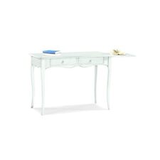 SCRIVANIA MOBILE PC STUDIO 2 CASSETTI ARTE POVERA BIANCO OPACO PIANO ESTRAIBILE