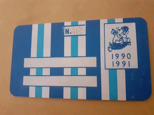 Storica tessera vintage 90 - tessera, '90