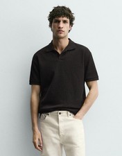 Polo uomo Zara testurizzata