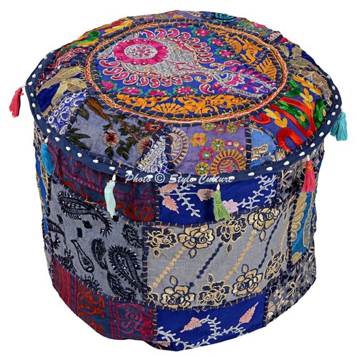 Pouf ottomano patchwork