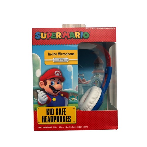 Super mario cuffie kid safe - mario,