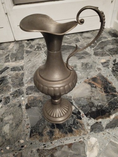 Vaso peltro vintage - vaso,