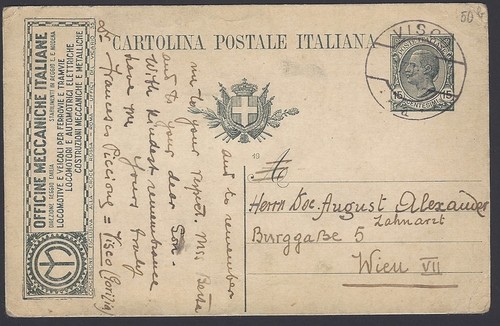 Cartolina pubblicitaria italia - cartolina,