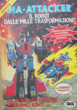 Pubblicità Advertising Werbung Italian 1982 MICRONAUTI Diaclone Dia Attacker Gig
