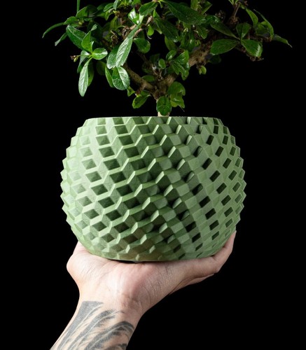 Vaso fiori design 3d - da,
