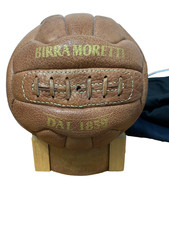 Pallone celebrativo in cuoio Birra Moretti