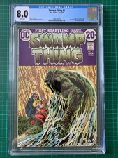 Swamp Thing 1 CGC 8.0 pagine