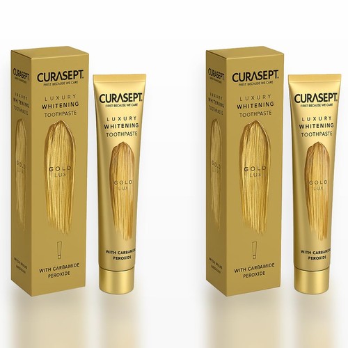 Curasept luxury gold whitening - luxury,