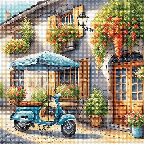 Kit punto croce the - punto, blue