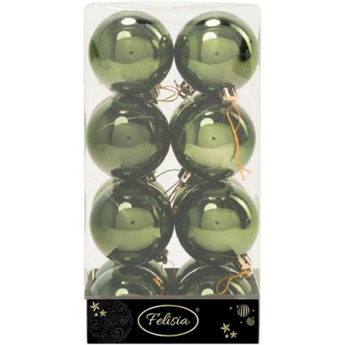 Palle natale plastica 6cm - palle, di