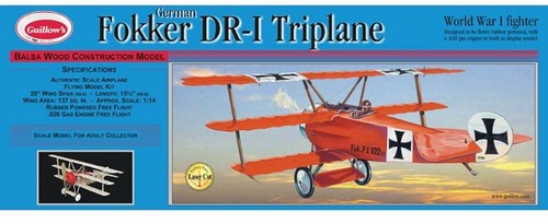 Guillows fokker dr 1 - fokker, dr-1