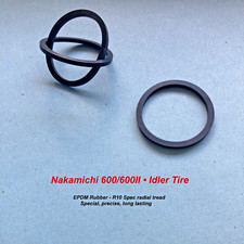 NAKAMICHI 600/600II Cassette Decks Idler Tire • Pair