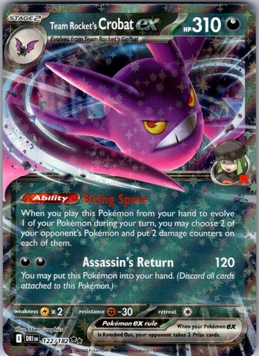 Team rocket crobat holo - crobat, ex