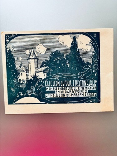 Libris leon dufour elie - ex-libris,