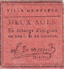 2 Sols - Côte d'Or - Ville de