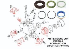 KIT REVISIONE BOSCH ORIGINALE POMPA GASOLIO CR/CP1H3/R70/10-89S CON PARAOLI 14PZ