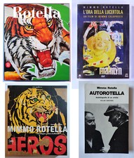 Mimmo Rotella 3 Libri DVD L'ora della lucertola Celant Dècollage Schifano Banksy