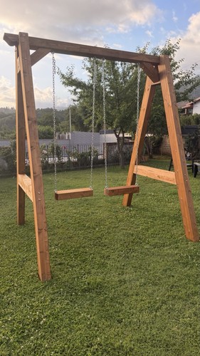 Altalena legno lamellare - altalena, in