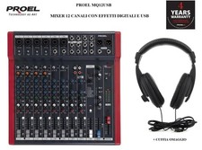 PROEL MQ12USB MIXER 12 CANALI