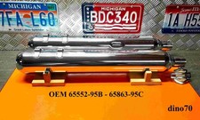 Harley Davidson terminali di scarico cromati originali omologati E1 per Touring