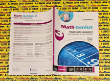 Book Libro MATH GENIUS 3 palestra competenze MONTEMURRO 2015 DeA SCUOLA (SG23)