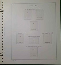 Fogli Marini "King" per Italia Repubblica dal 1986 al 1990, in ottimo stato.