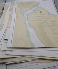 Carta nautica vintage noaa - carta, se