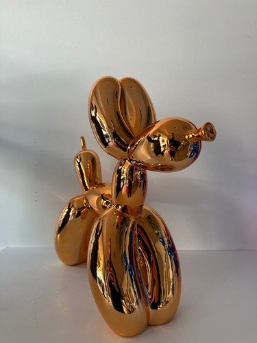 Balloon dog orange gold - , jeff