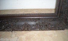 MAGNIFICA GRANDE CORNICE_DECORI IN RILIEVO_ANTICA_PER DIPINTI-STAMPE-SPECCHIERA