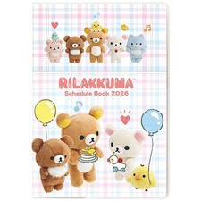 Agenda agenda libro agenda 2026 Rilakkuma ampia tasca mensile