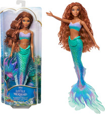 Disney La Sirenetta - Ariel, Bambola Con L'Iconica Coda Da Sirena Colorata E Gli