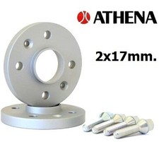 COPPIA DISTANZIALI RUOTE ATHENA 17 MM ALFA ROMEO 159  2005->2011 CON BULLONI    