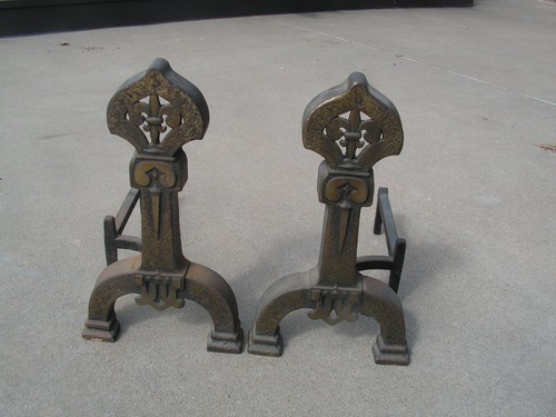 Coppia camini vintage in - camini,