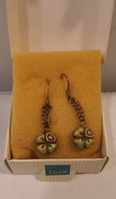 GIOIELLO THUN - ORECCHINI IN CERAMICA CON QUADRIFOGLIO E CUORE