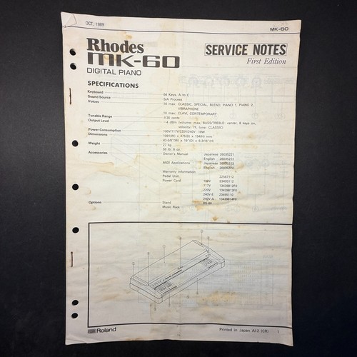 Vintage rhodes 60 - vintage,