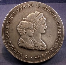 REGNO D'ETRURIA - CARLO LODOVICO di BORBONE - DENA - 1807 - FIRENZE - ARGENTO