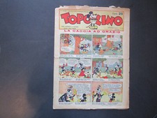 TOPOLINO GIORNALE ORIGINALE N. 91 EDIZIONE NERBINI DEL 1934 !!!