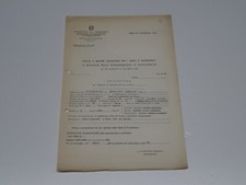 AUTOBIANCHI BIANCHINA CABRIOLET CERTIFICATO DI OMOLOGAZIONE 1960 (2)