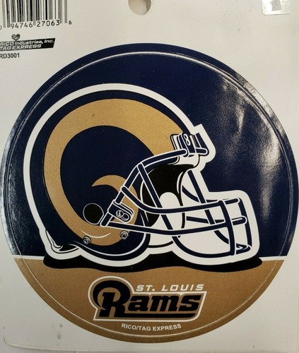 Nfl louis rams 1 - st., 1/2"