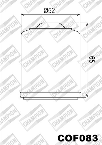 Cof083 filtro olio champion - cof083,