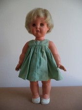 Furga Carolina bambola bambolotto capelli biondi ciglia cotone vintage anni '60