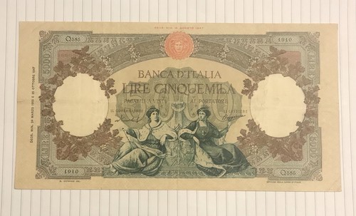 Italy 5000 lire 1955 85c - italy,