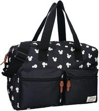 Borsa Fasciatoio TOPOLINO Mickey Mouse Grande 41x32 PORTA PANNOLINI Nera