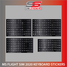 Adesivi MSFS neri per