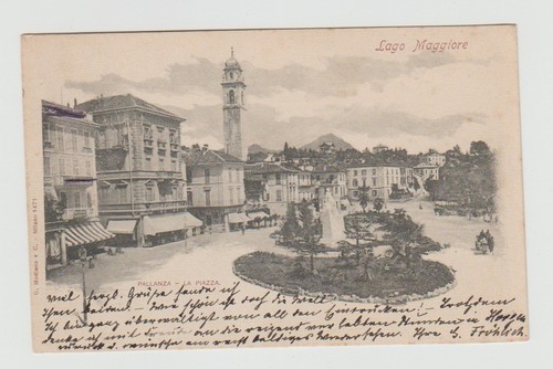Pallanza viaggiata 1900 - viaggiata, fp