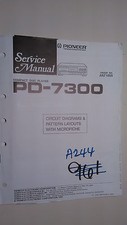 Pioneer pd-7300 manuale di