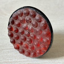 Gemma catarifrangente Vetro Melograno Anni ‘30 Bici Epoca